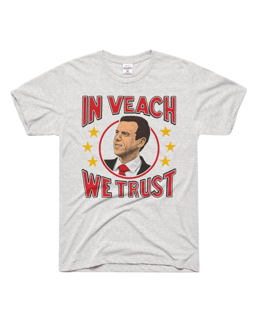 CHARLIE HUSTLE | IN BRETT VEACH WE TRUST T-SHIRT - Westside Storey