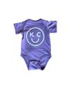 BELLBOY | KIDS KC SMILEY ONESIE - PURPLE