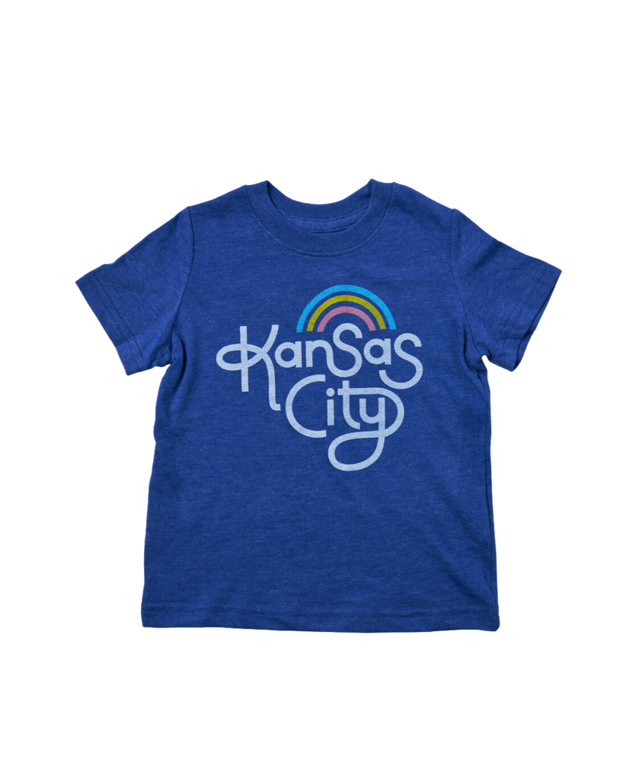 AMPERSAND | RETRO KANSAS CITY KIDS T-SHIRT - NAVY - Westside Storey