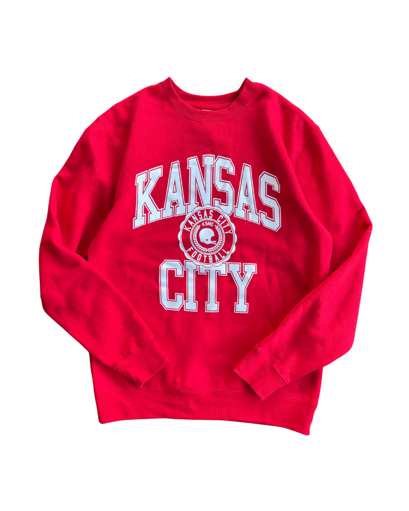 1KC | THE VARSITY 2.0 CREW FLEECE - RED 1KC