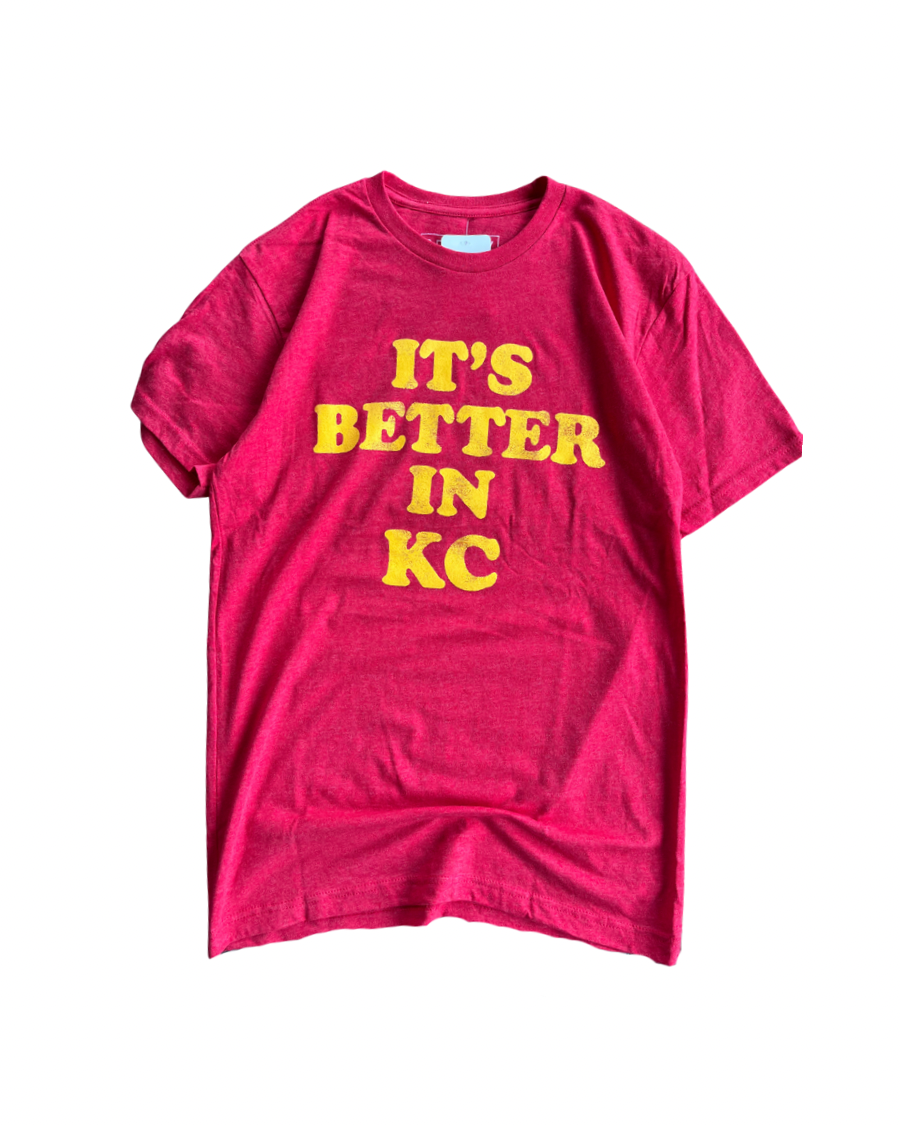 BELLBOY | IT'S BETTER IN KC T-SHIRT- RED Bellboy Apparel