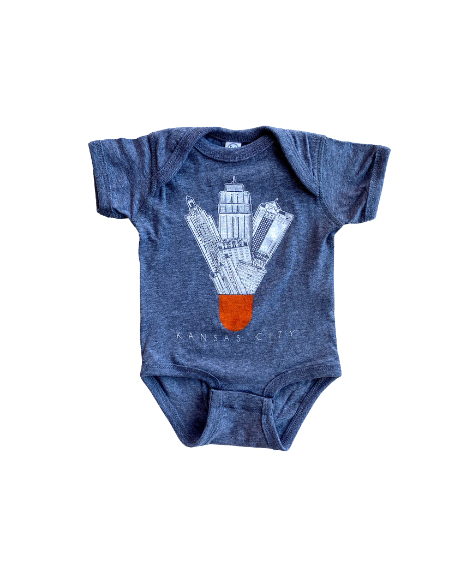 BOZZ PRINTS | KIDS SHUTTLECOCK ONESIE - Westside Storey