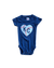 CHARLIE HUSTLE | KIDS BASEBALL LACES KC HEART - NAVY - Westside Storey