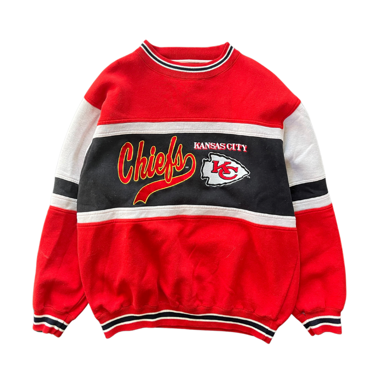 Tops, Vintage Kansas City Chiefs Sweatshirt Vintage Nfl Kc Chiefs Football  Shirt