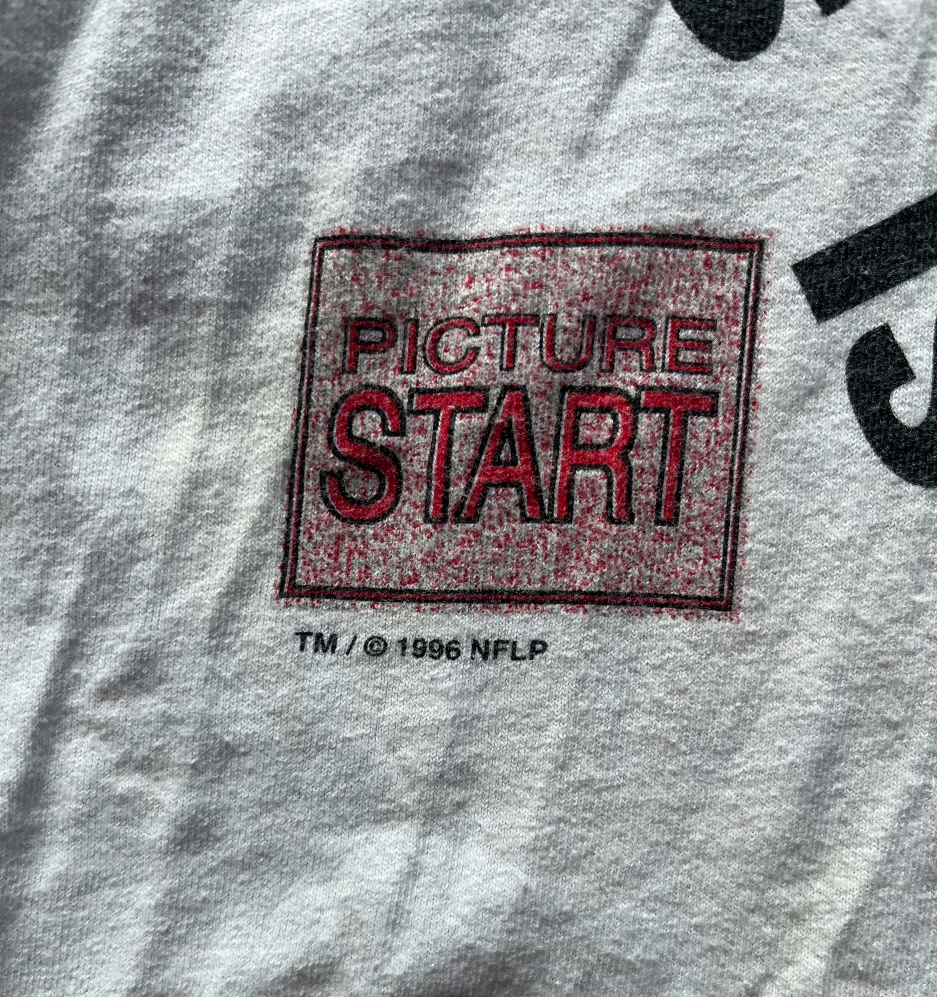 WESTSIDE STOREY VINTAGE | VINTAGE 1996 NFL ON FOX TELEVISION ALLOVER PRINT CHIEFS T-SHIRT - Westside Storey