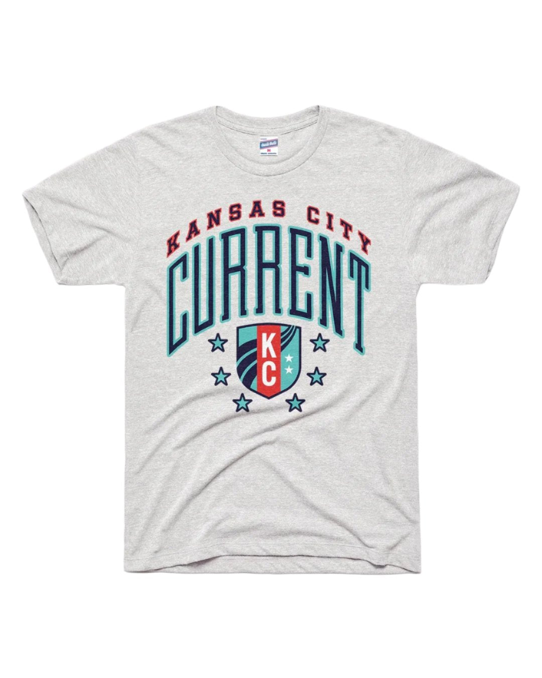 CHARLIE HUSTLE | KC CURRENT FOUNDERS ARCH T-SHIRT - ASH - Westside Storey