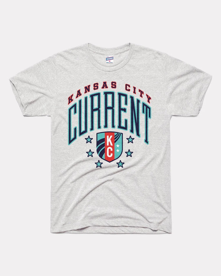 CHARLIE HUSTLE | KC CURRENT FOUNDERS ARCH T-SHIRT - ASH