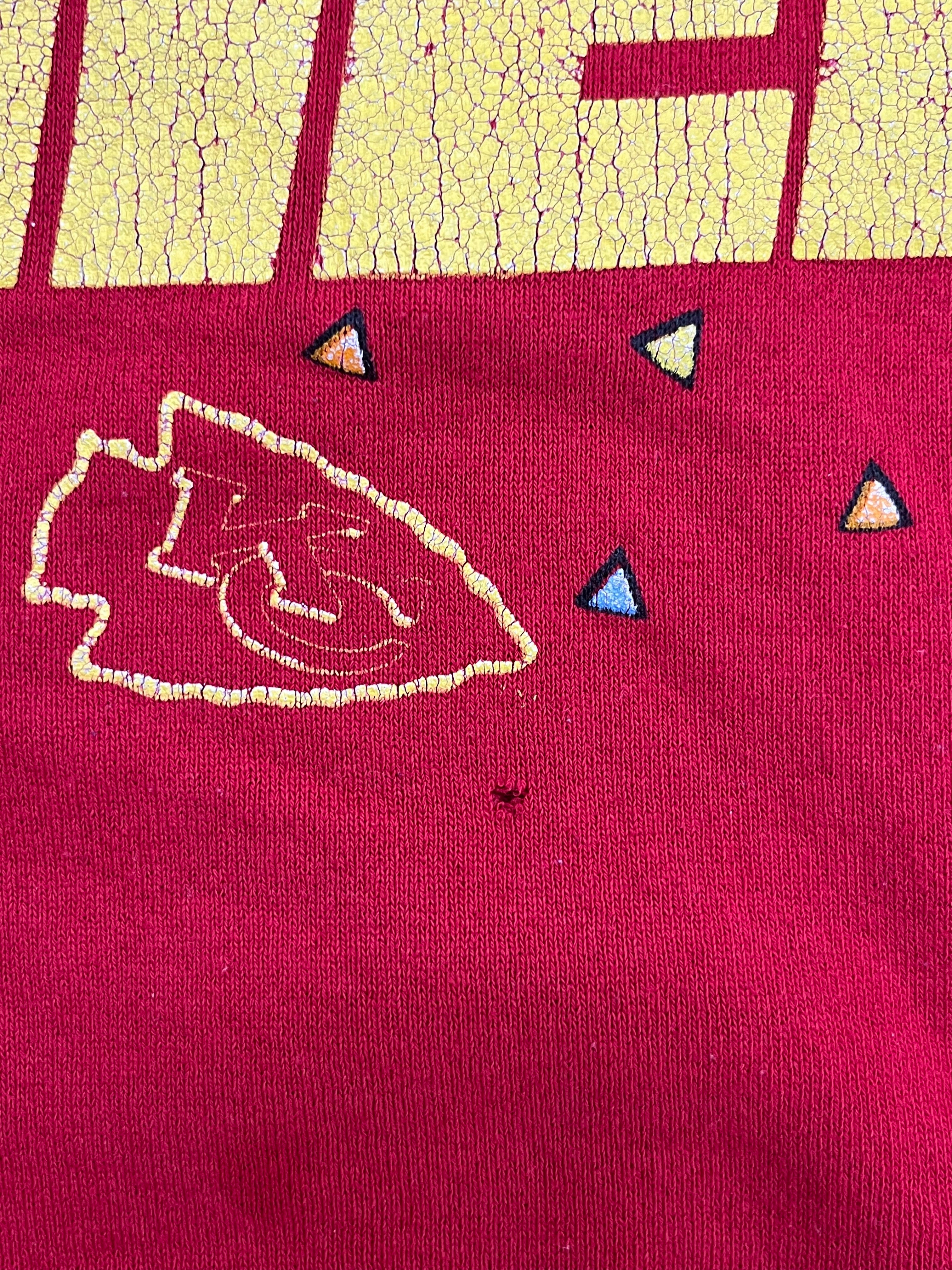WESTSIDE STOREY VINTAGE | VINTAGE 90S TWEETY BIRD LOONEY TUNES KC CHIEFS SWEATSHIRT- RED - Westside Storey