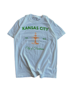 BELLBOY | KC EUROPEAN CITY OF FOUNTAINS T-SHIRT - WHITE - Westside Storey