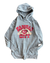 CHARLIE HUSTLE | KC HEART HANDS HOODIE - GREY - Westside Storey