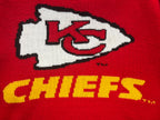 WESTSIDE STOREY VINTAGE | VINTAGE 90S KC CHIEFS KNIT SWEATER- RED - Westside Storey