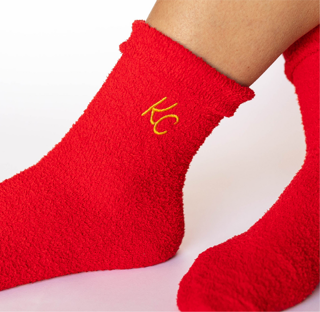 CARLY RAE STUDIO | KC COZY SOCKS - RED Carly Rae Studio
