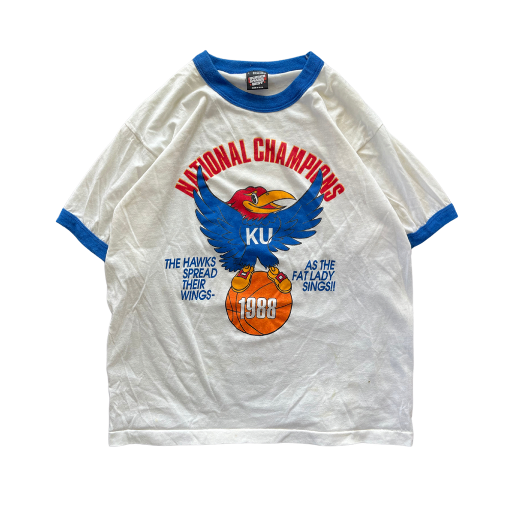 WESTSIDE STOREY VINTAGE | VINTAGE 80S NATIONAL CHAMPS KANSAS