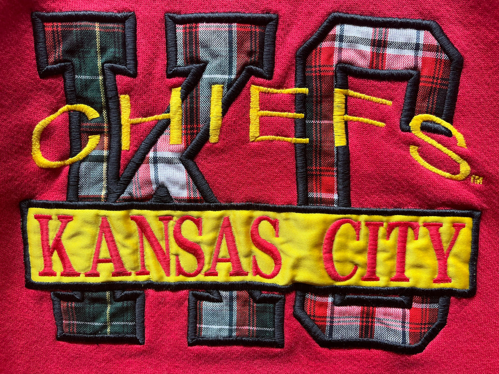 WESTSIDE STOREY VINTAGE | VINTAGE 90S PAISLEY KC CHIEFS SWEATSHIRT - Westside Storey