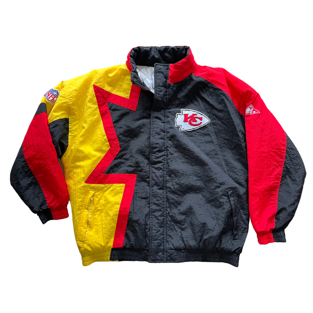 WESTSIDE STOREY VINTAGE | VINTAGE 90S APEX COLLISION KC CHIEFS PUFFER -  Westside Storey