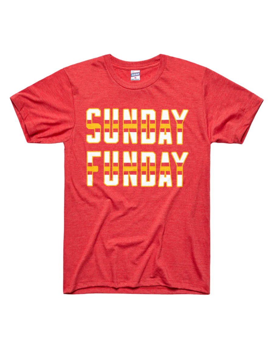 CHARLIE HUSTLE | SUNDAY FUNDAY (STRIPES) - RED - Westside Storey