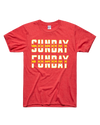 CHARLIE HUSTLE | SUNDAY FUNDAY (STRIPES) - RED