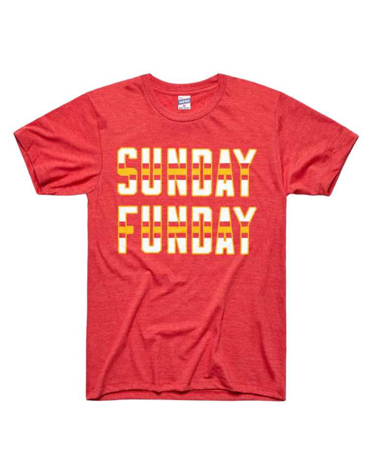 CHARLIE HUSTLE | SUNDAY FUNDAY (STRIPES) - RED