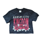1KC | KANSAS CITY ROSE TEE - BLACK 1KC