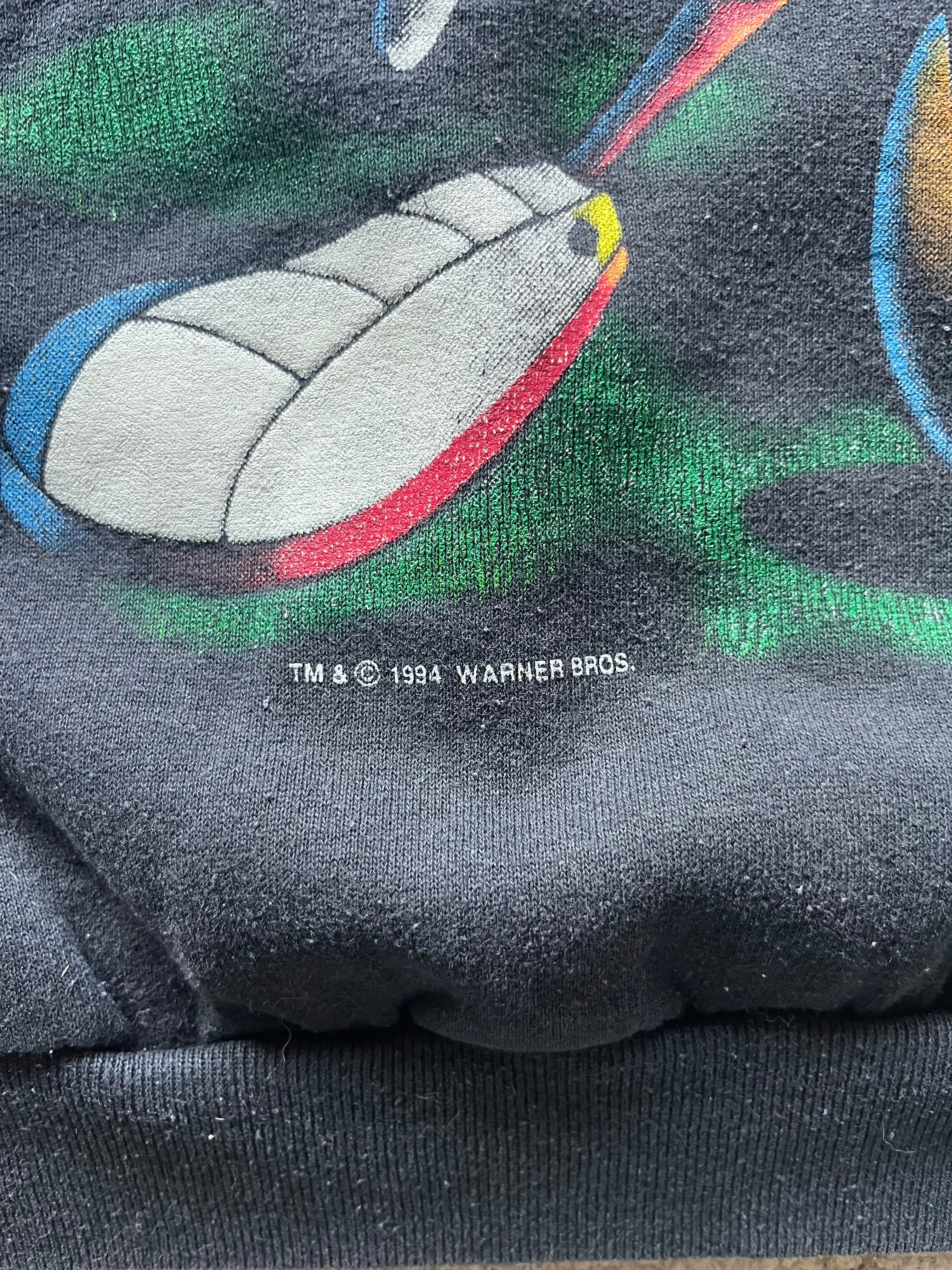 WESTSIDE STOREY VINTAGE | VINTAGE 1994 MARVIN MARTIAN KC CHIEFS SWEATSHIRT - Westside Storey