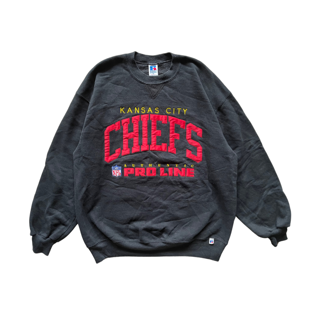 Kansas City Royals Vintage MLB Crewneck Sweatshirt Sport Grey / L