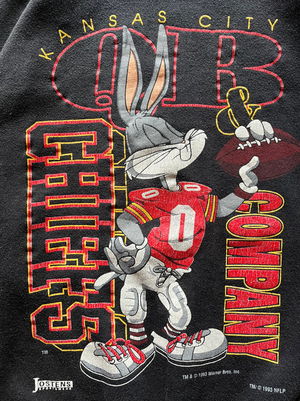 WESTSIDE STOREY VINTAGE | VINTAGE 1993 QB BUGS LOONEY TUNES KC CHIEFS ...