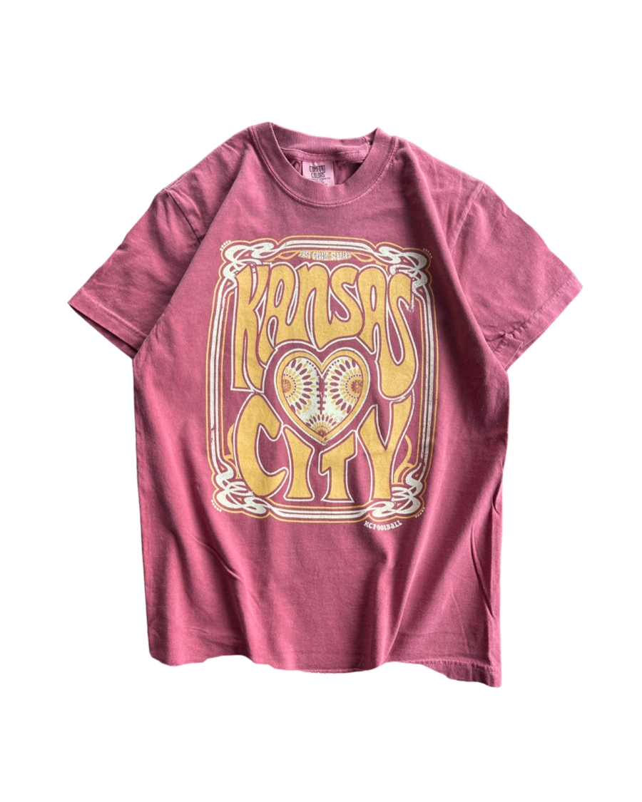 1KC | TACHA JUST GETTIN' STARTED TEE - CRIMSON - Westside Storey