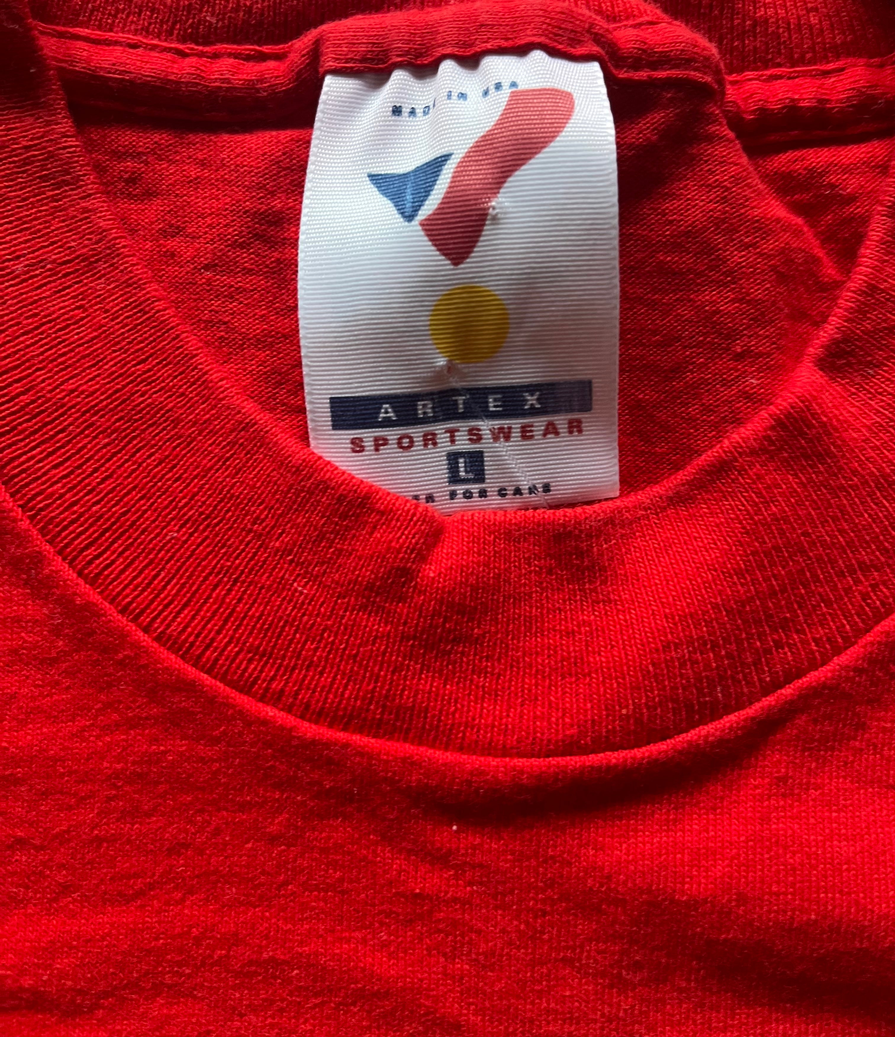 WESTSIDE STOREY VINTAGE | VINTAGE 90S SNOOPY JOE CHIEF KC CHIEFS T-SHIRT - Westside Storey