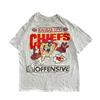 WESTSIDE STOREY VINTAGE | VINTAGE 1993 KC CHIEFS TAZ VERY OFFENSIVE T-SHIRT- GRAY