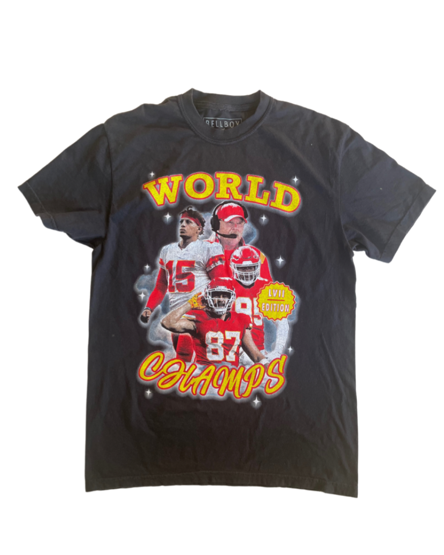 BELLBOY | WORLD CHAMPS RAP STYLE T-SHIRT - Westside Storey