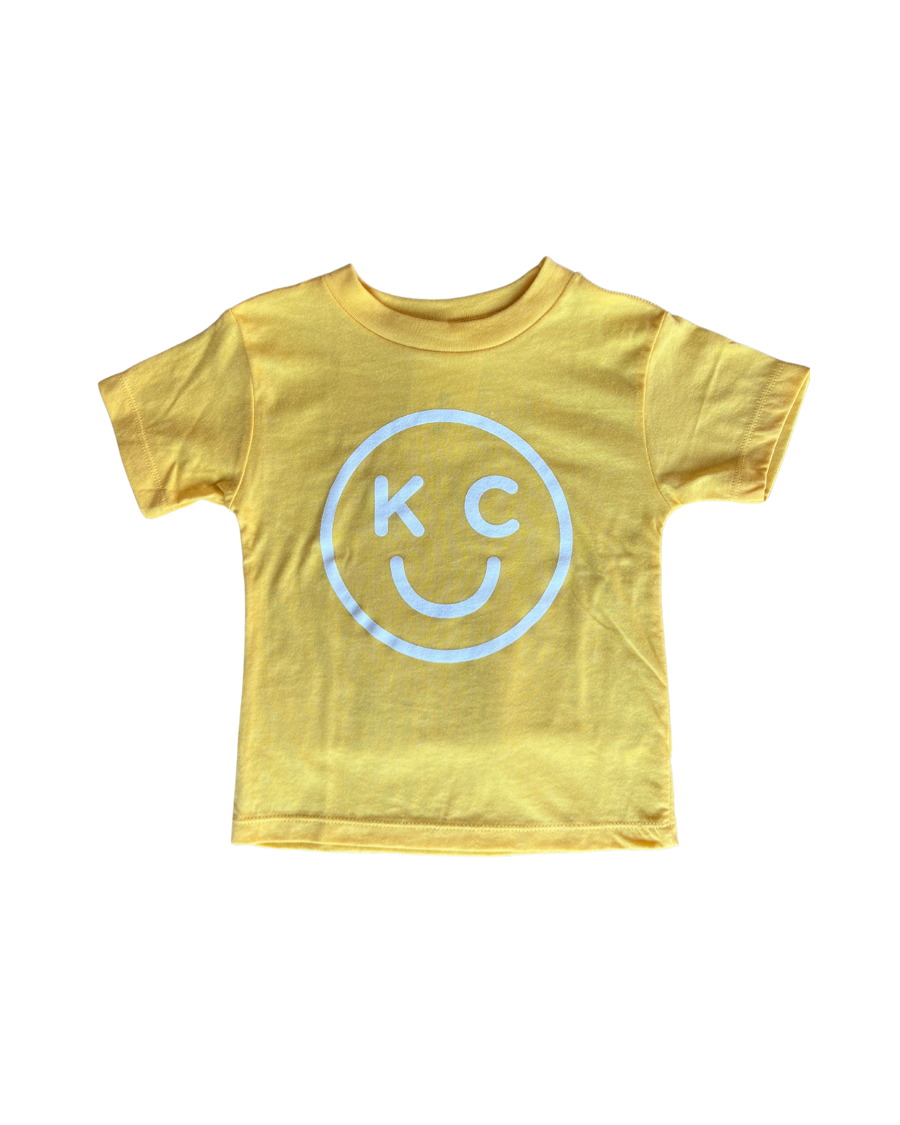 BELLBOY | KIDS KC SMILE T-SHIRT - YELLOW - Westside Storey