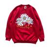 WESTSIDE STOREY VINTAGE | VINTAGE 90S CLIFF ENGLE KC CHIEFS SUNFLOWER SWEATSHIRT- RED