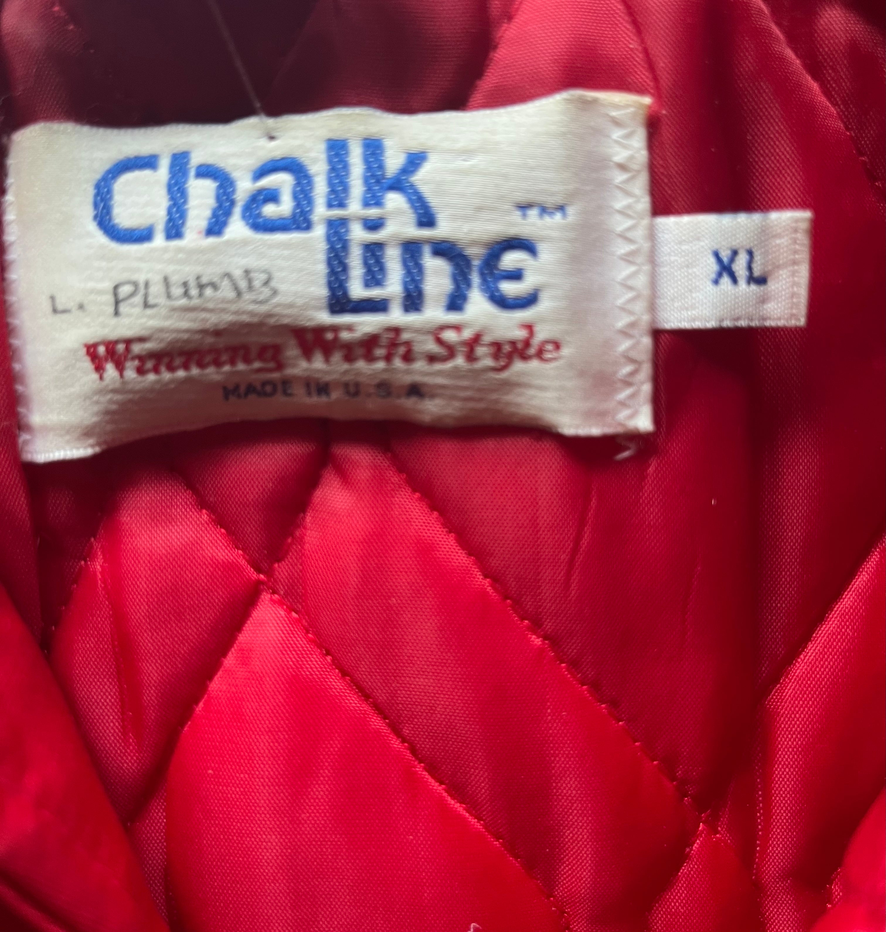 WESTSIDE STOREY VINTAGE | VINTAGE 90S SATIN SPELLOUT BACK KC CHIEFS BOMBER - Westside Storey