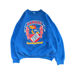 WESTSIDE STOREY VINTAGE | VINTAGE 90S KU JAYHAWKS NOTHING ELSE COUNTS BLUE SWEATSHIRT - Westside Storey