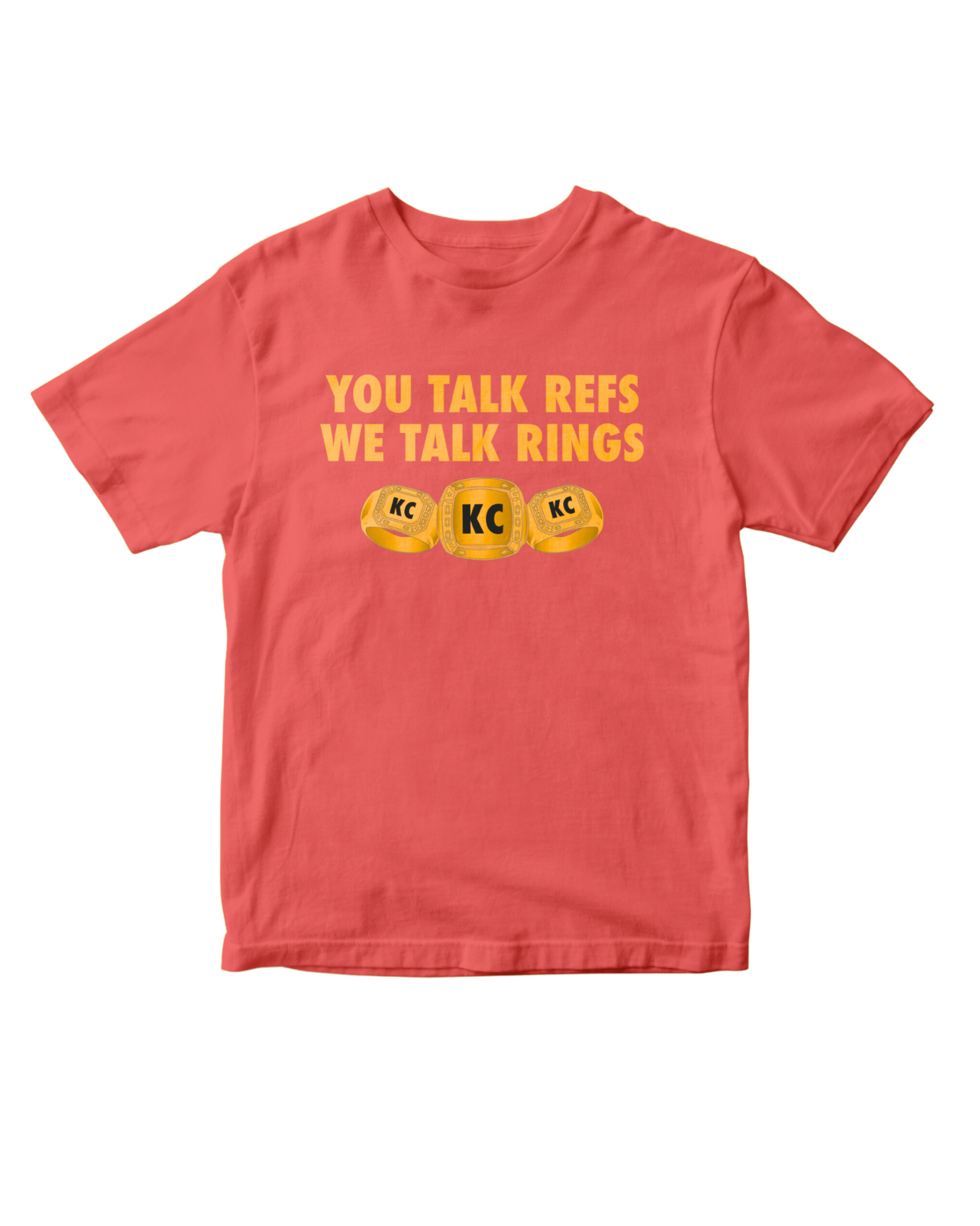BELLBOY | YOU TALK REFS WE TALK RINGS T-SHIRT - RED - Westside Storey