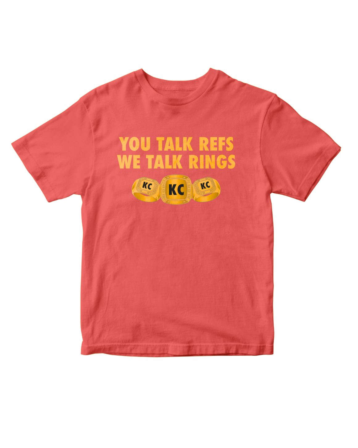 BELLBOY | YOU TALK REFS WE TALK RINGS T-SHIRT - RED