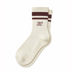 CARLY RAE STUDIO | KC EMBROIDERED CREW SOCKS + COLORS Carly Rae Studio