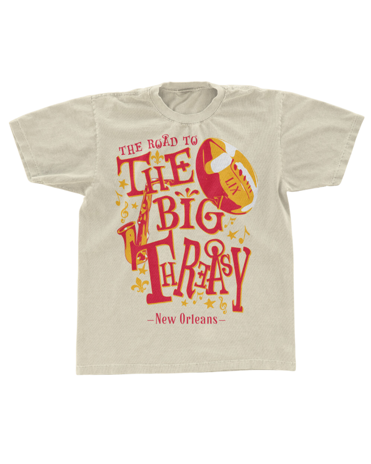 SANDLOT l THE BIG THREASY T-SHIRT - IVORY