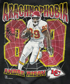 WESTSIDE STOREY VINTAGE | VINTAGE 90S ANDRÉ RISON SPIDER-MAN DEADSTOCK KC CHIEFS SWEATSHIRT - BLACK - Westside Storey