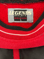 WESTSIDE STOREY VINTAGE | VINTAGE 90S LEGENDS STITCHED SPELLOUT KC CHIEFS TAYLOR SWIFT SWEATSHIRT- RED/BLACK - Westside Storey