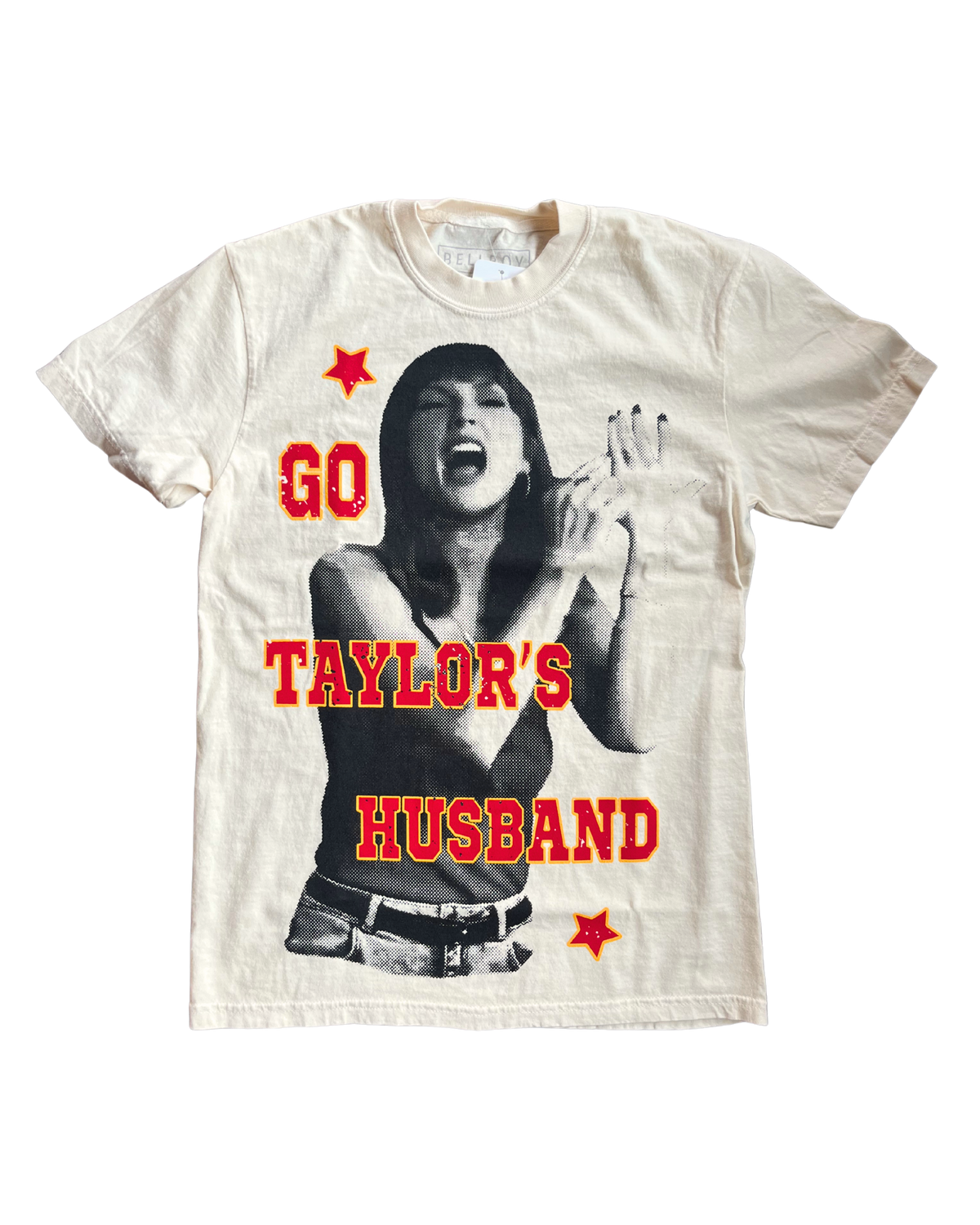 BELLBOY | TAYLOR’S HUSBAND T-SHIRT - IVORY Bellboy Apparel