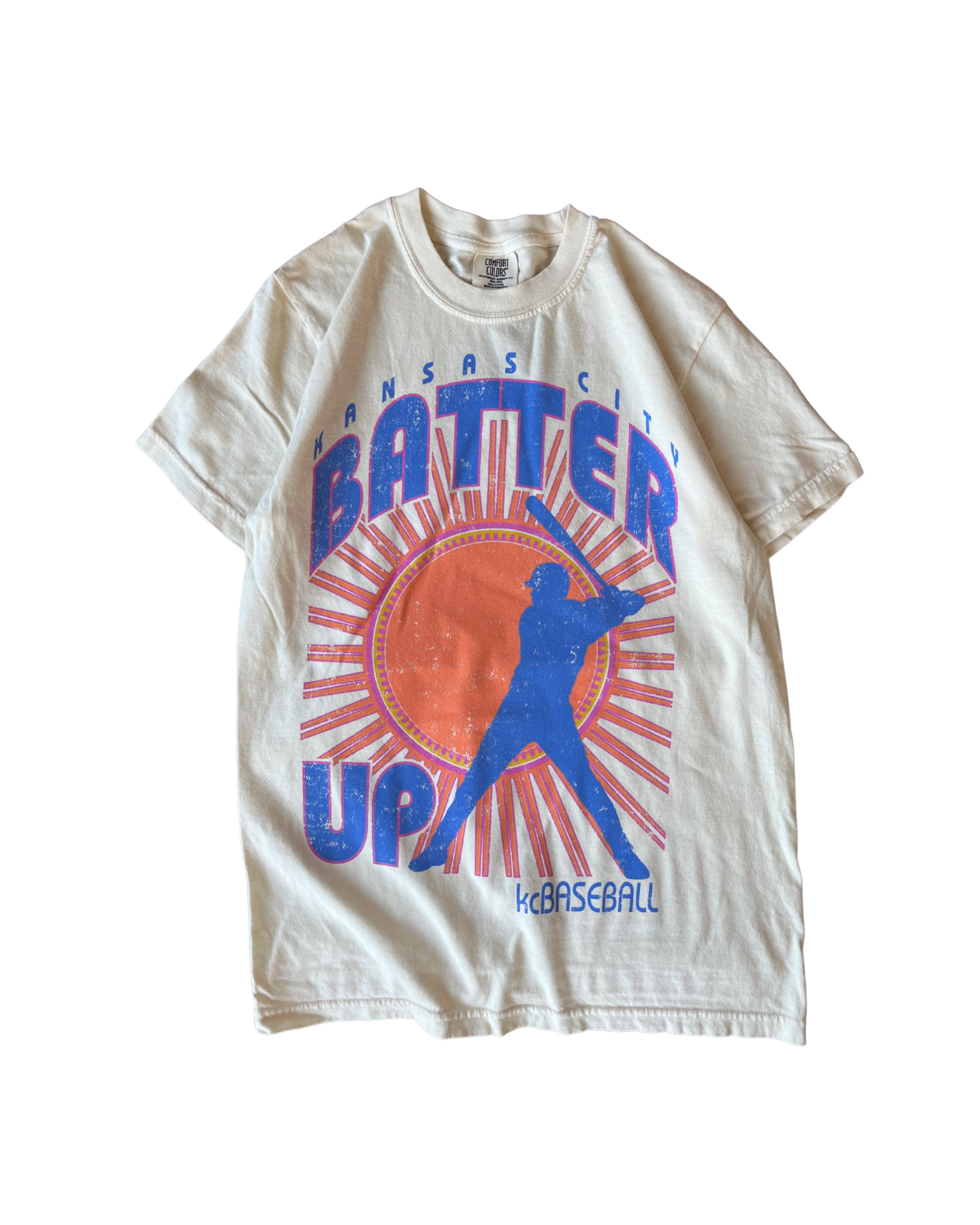 1KC | BATTER UP TEE - IVORY - Westside Storey