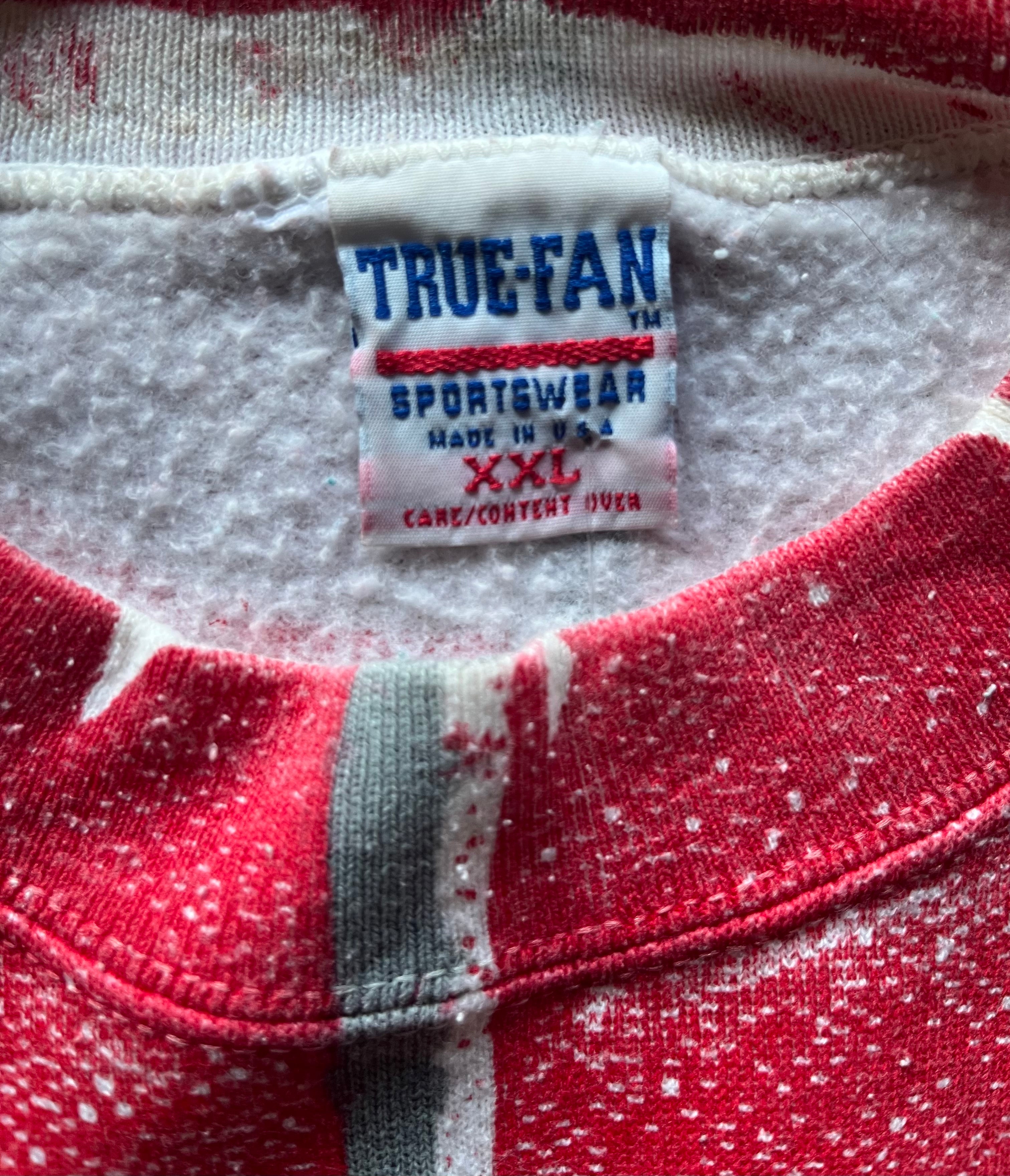 WESTSIDE STOREY VINTAGE | VINTAGE 90S AOP KC CHIEFS SWEATSHIRT - Westside Storey