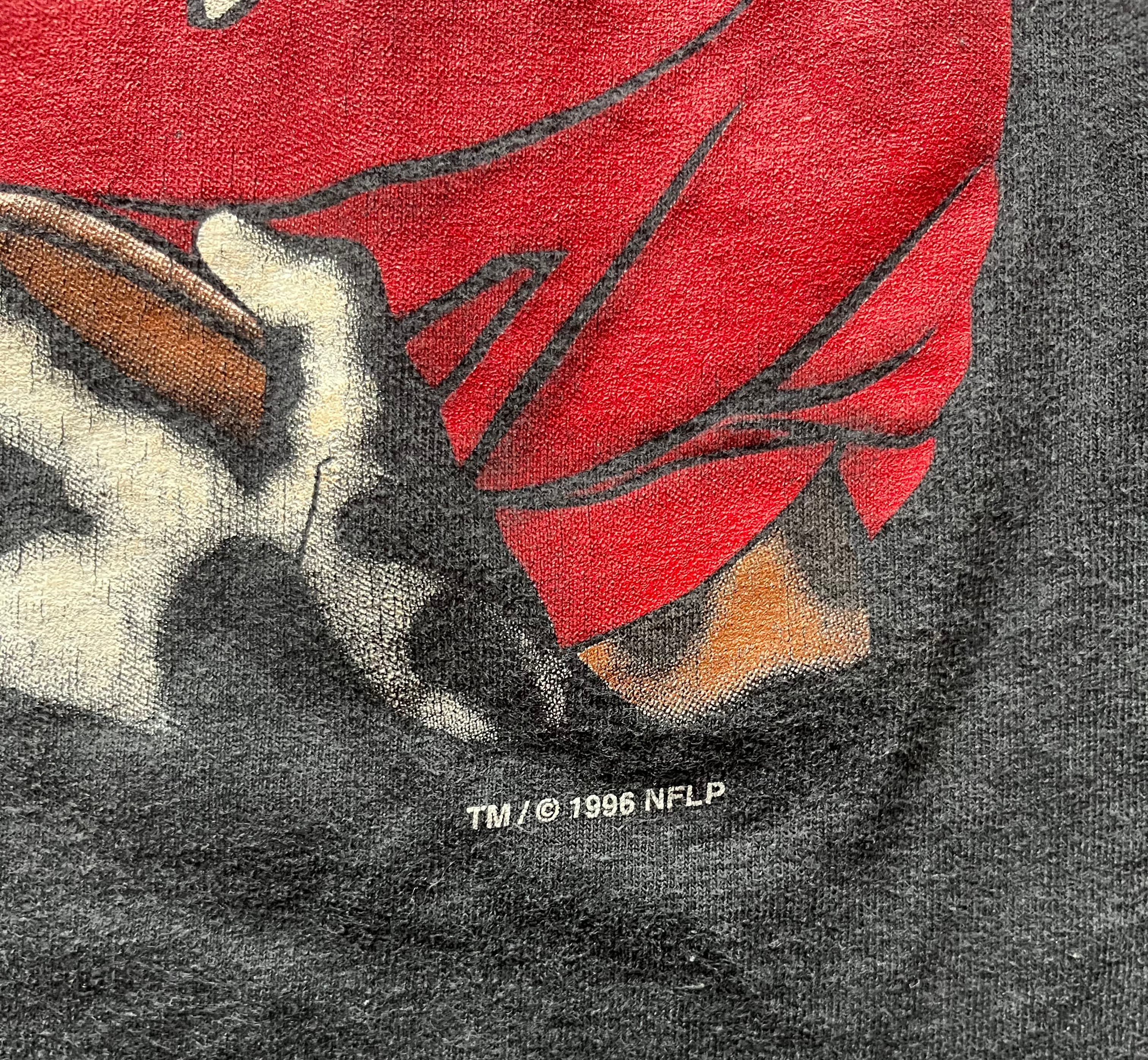 WESTSIDE STOREY VINTAGE | VINTAGE 1996 DOUBLE SIDED CHIEFS FOOTBALL PLAYER T-SHIRT - Westside Storey