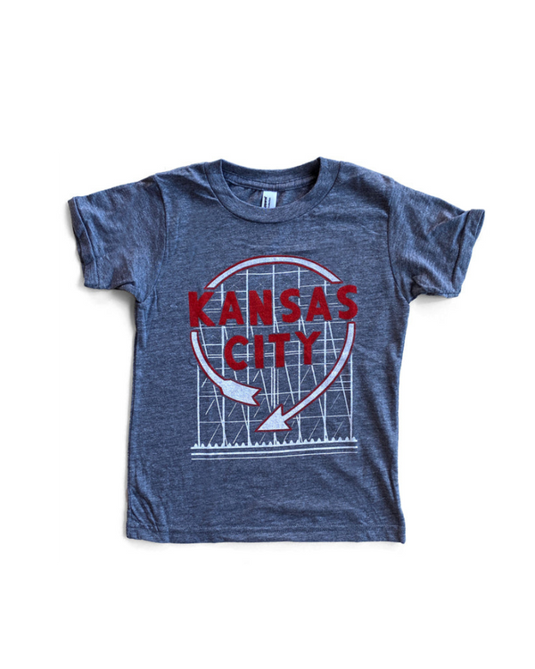 Retro Kansas City Kids T-Shirt - Navy ...