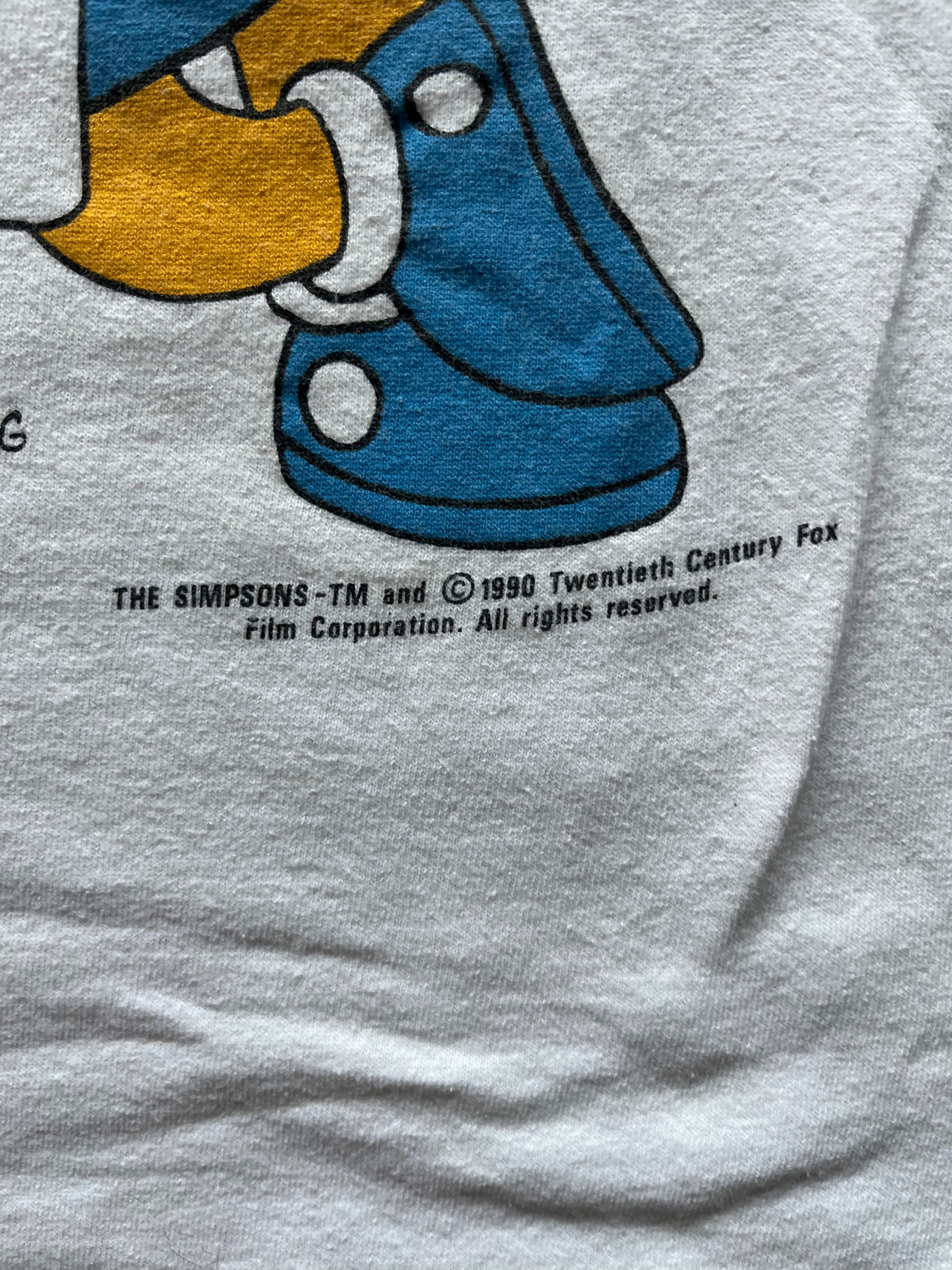 WESTSIDE STOREY VINTAGE | VINTAGE 1990 BART SIMPSON KC CHIEFS T-SHIRT - Westside Storey
