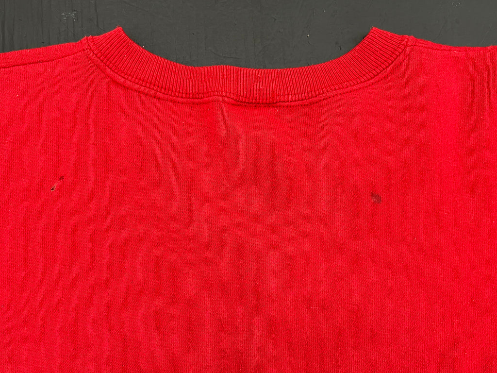 WESTSIDE STOREY VINTAGE | VINTAGE 90S KC WOLF CHIEFS SWEATSHIRT- RED - Westside Storey