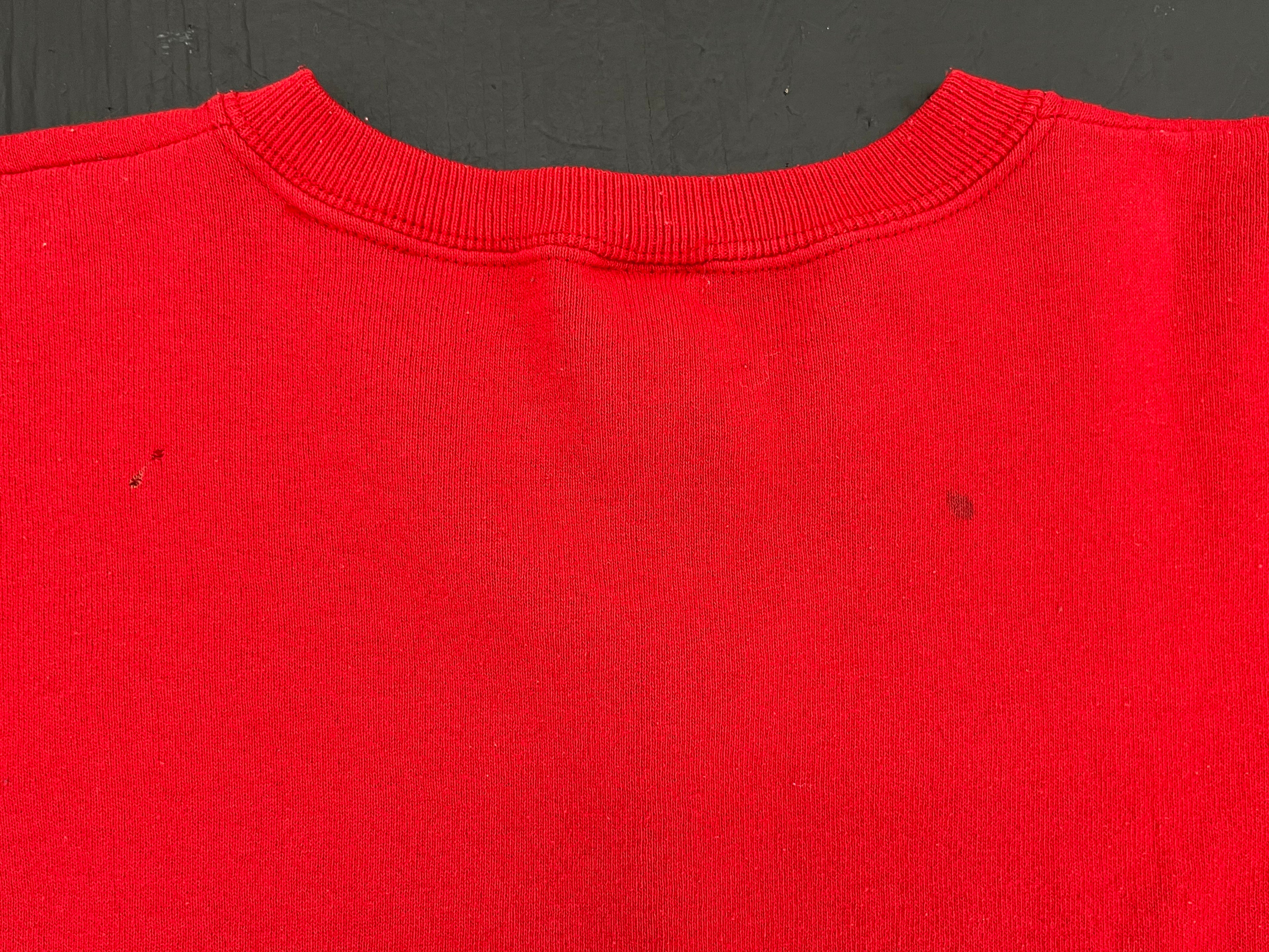 WESTSIDE STOREY VINTAGE | VINTAGE 90S KC WOLF CHIEFS SWEATSHIRT- RED - Westside Storey