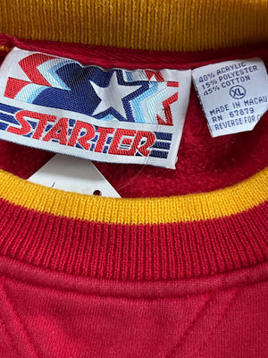 WESTSIDE STOREY VINTAGE | VINTAGE RARE 80S STARTER KC CHIEFS SWEATSHIRT- RED - Westside Storey