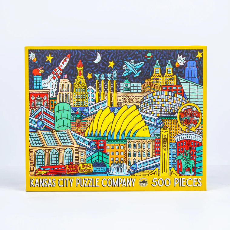 KANSAS CITY PUZZLE COMPANY | HELLO, KC! - 500 PIECE PUZZLE - Westside Storey
